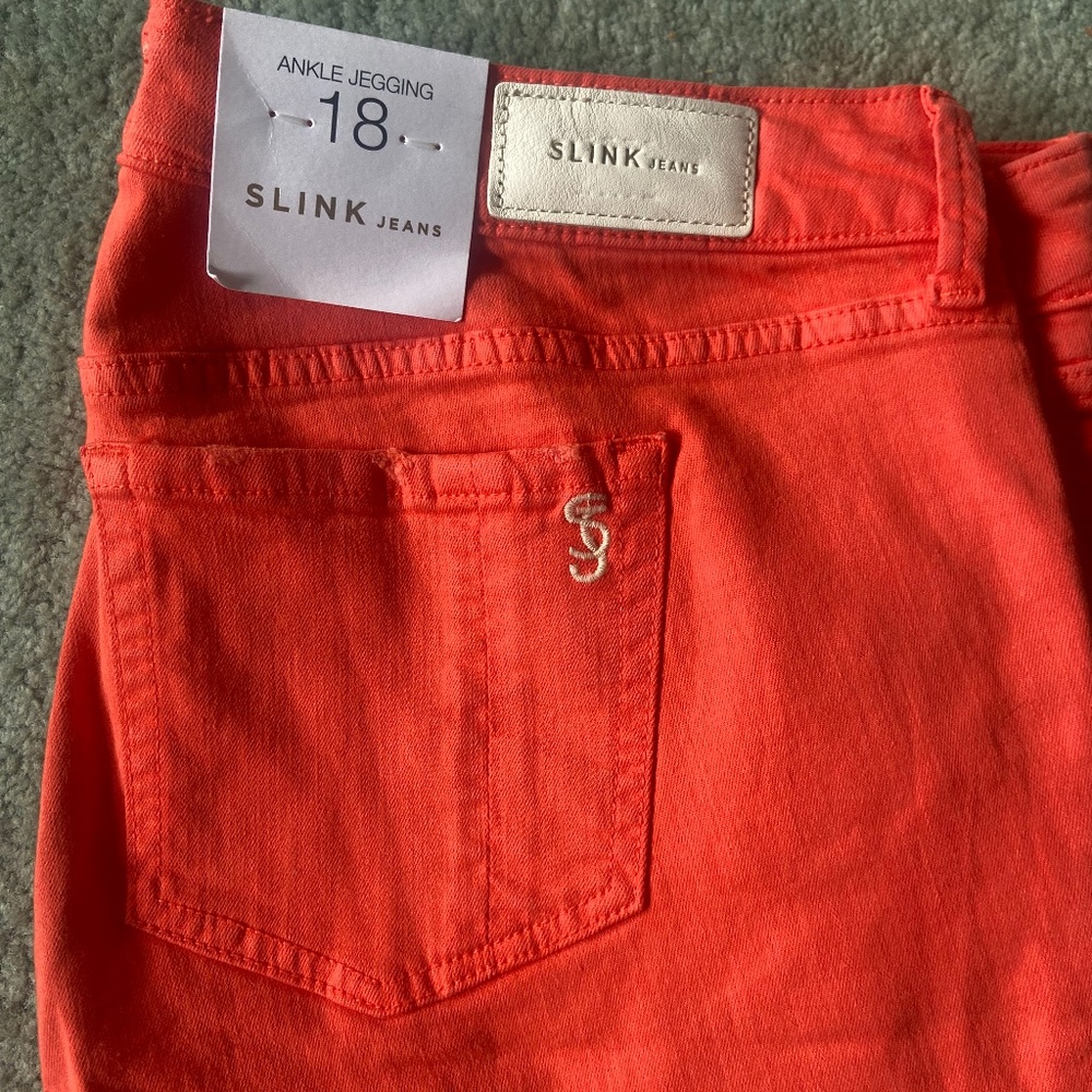 Slink Jeans Ankle Cut- Coral